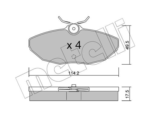 Brake Pad Set, disc brake