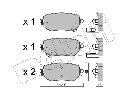 Brake Pad Set, disc brake