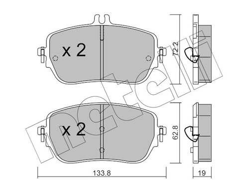 Brake Pad Set, disc brake