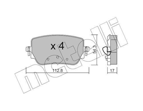 Brake Pad Set, disc brake