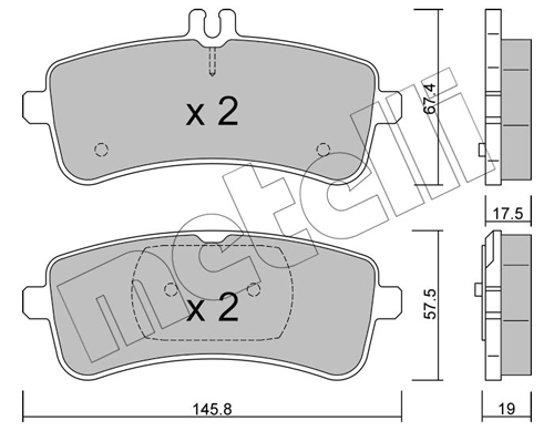 Brake Pad Set, disc brake