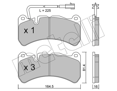 Brake Pad Set, disc brake