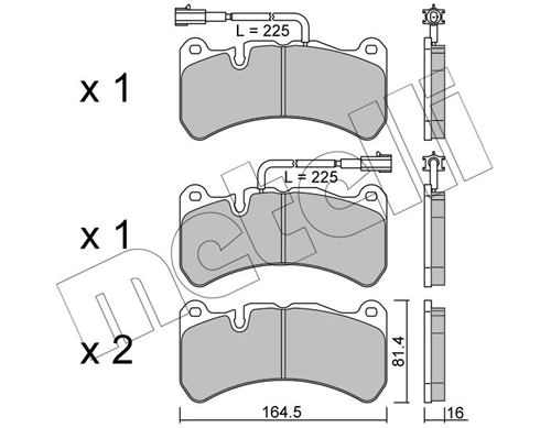 Brake Pad Set, disc brake