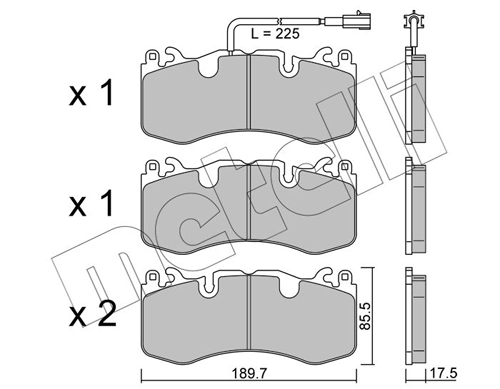 Brake Pad Set, disc brake