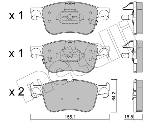 Brake Pad Set, disc brake