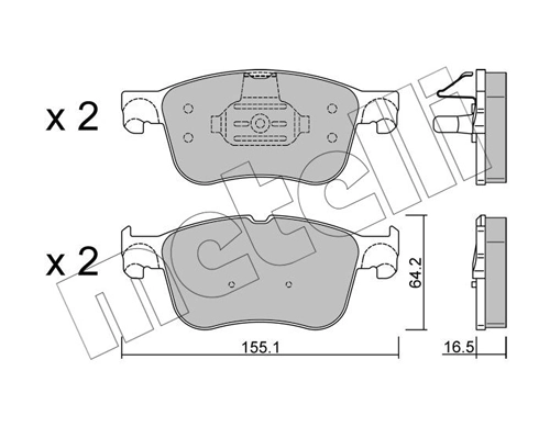 Brake Pad Set, disc brake