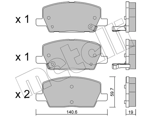 Brake Pad Set, disc brake