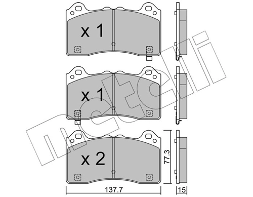 Brake Pad Set, disc brake