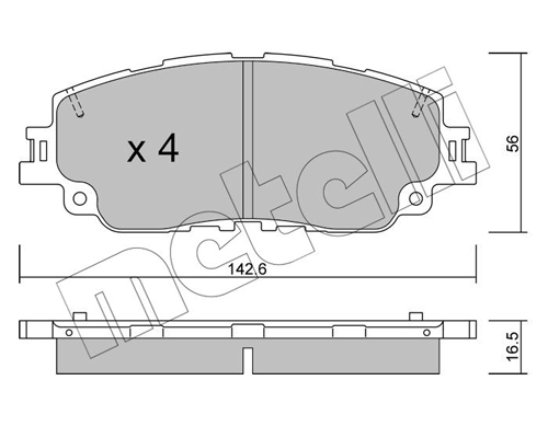 Brake Pad Set, disc brake