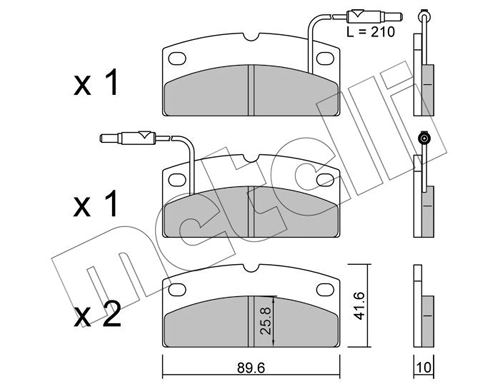 Brake Pad Set, disc brake