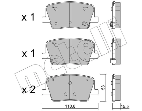 Brake Pad Set, disc brake