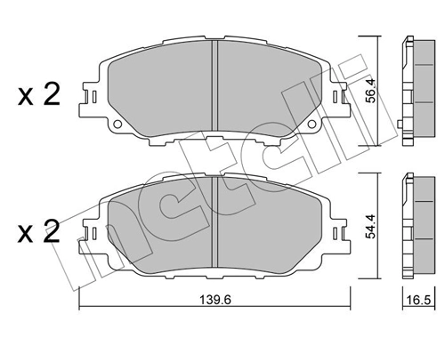 Brake Pad Set, disc brake