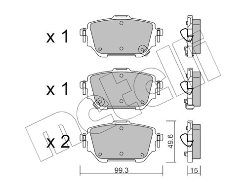 Brake Pad Set, disc brake