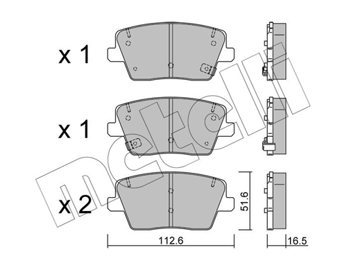 Brake Pad Set, disc brake