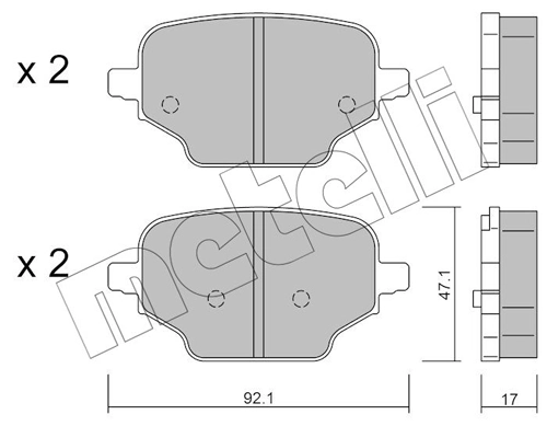 Brake Pad Set, disc brake