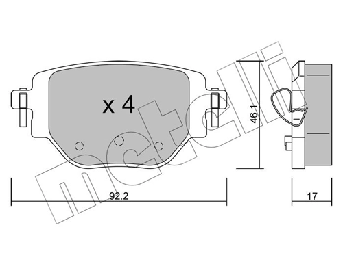 Brake Pad Set, disc brake