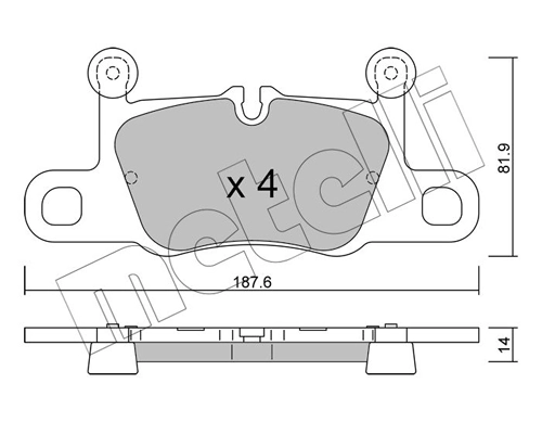 Brake Pad Set, disc brake