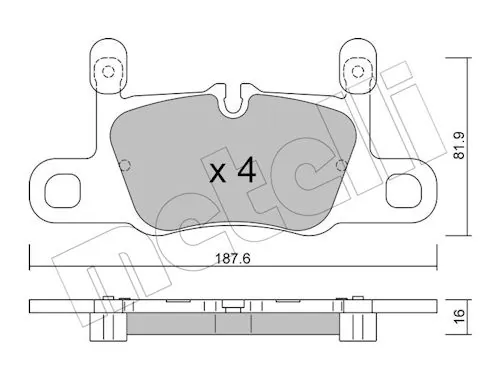 Brake Pad Set, disc brake