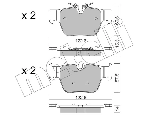 Brake Pad Set, disc brake