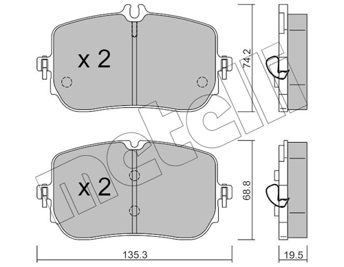 Brake Pad Set, disc brake