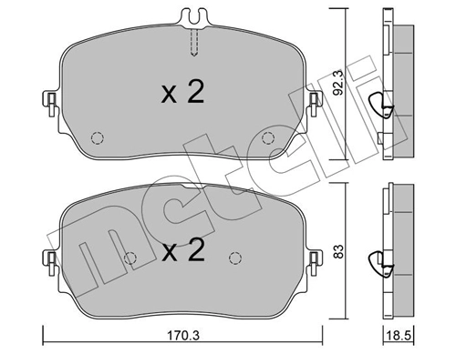 Brake Pad Set, disc brake
