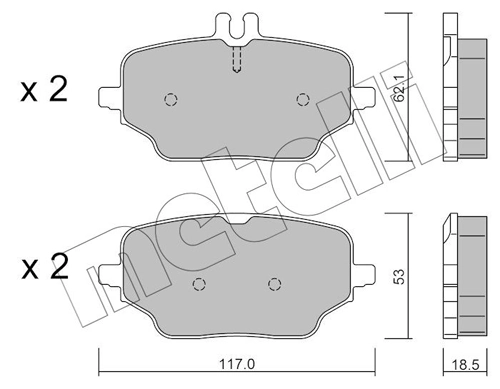 Brake Pad Set, disc brake