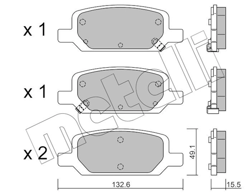 Brake Pad Set, disc brake