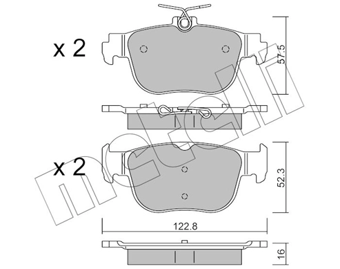 Brake Pad Set, disc brake