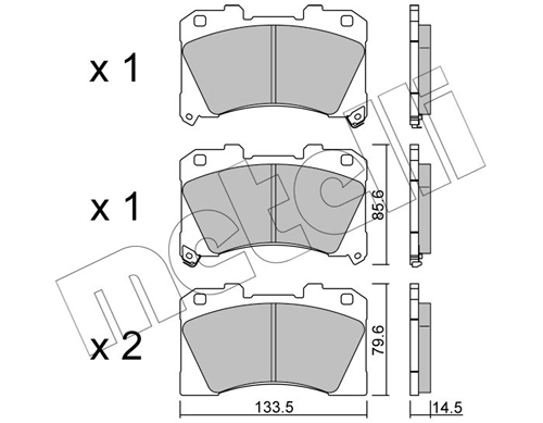 Brake Pad Set, disc brake