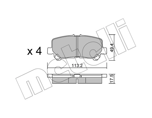 Brake Pad Set, disc brake