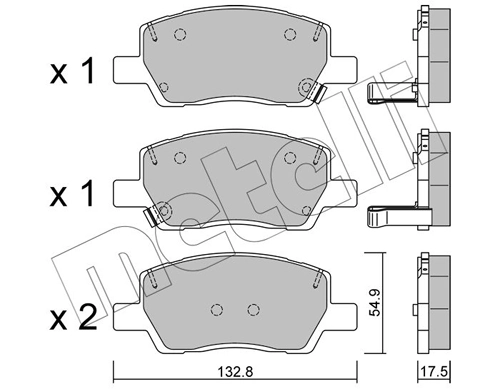 Brake Pad Set, disc brake
