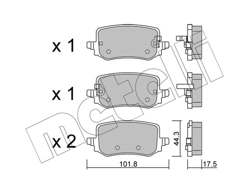 Brake Pad Set, disc brake