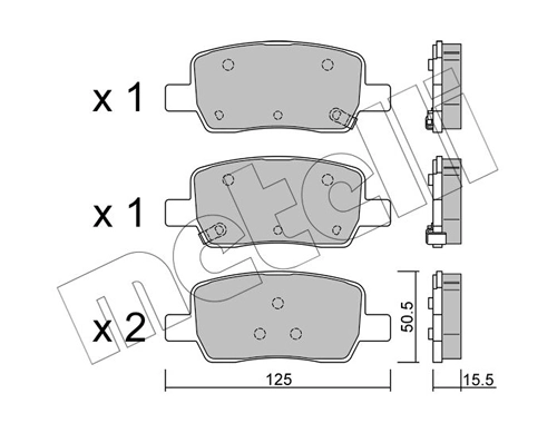 Brake Pad Set, disc brake