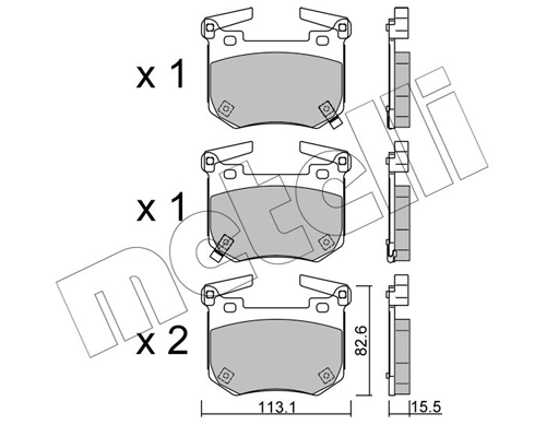 Brake Pad Set, disc brake