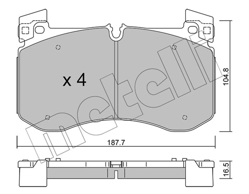 Brake Pad Set, disc brake