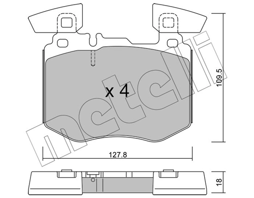 Brake Pad Set, disc brake