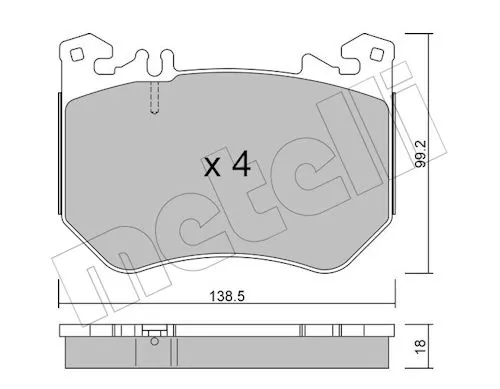 Brake Pad Set, disc brake