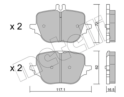 Brake Pad Set, disc brake