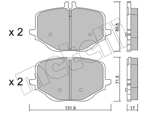 Brake Pad Set, disc brake