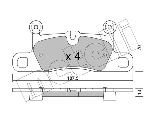 Brake Pad Set, disc brake