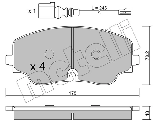 Brake Pad Set, disc brake
