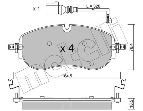 Brake Pad Set, disc brake
