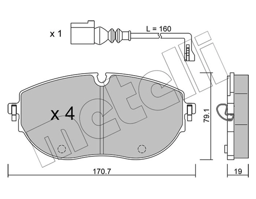 Brake Pad Set, disc brake