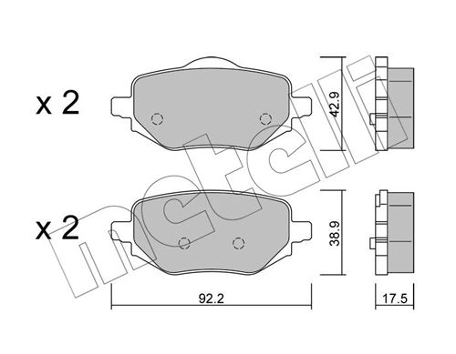 Brake Pad Set, disc brake