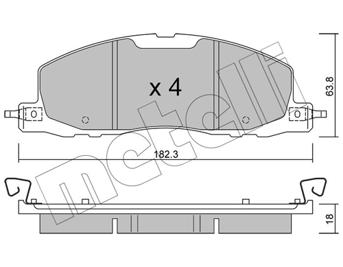 Brake Pad Set, disc brake
