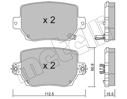 Brake Pad Set, disc brake