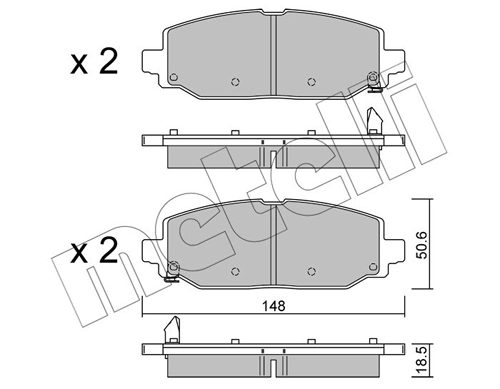 Brake Pad Set, disc brake