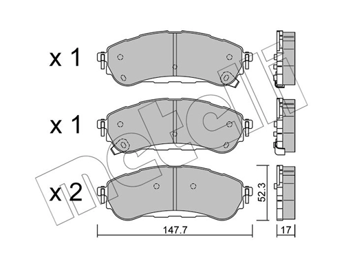 Brake Pad Set, disc brake