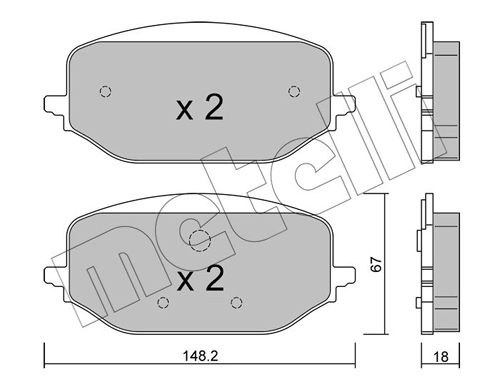 Brake Pad Set, disc brake
