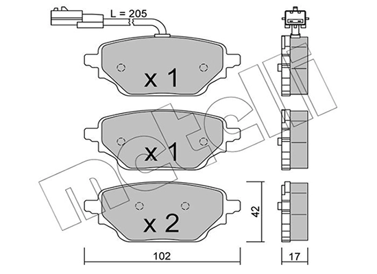 Brake Pad Set, disc brake
